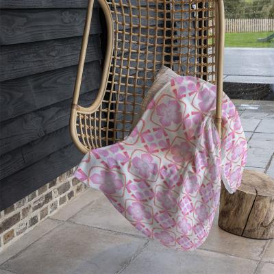 The Range Orange Sublime Boho Chic Summer Design Blanket - Pink