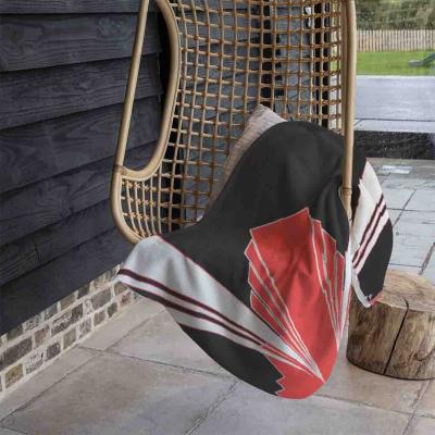 The Range Art Deco Building Blanket - Red