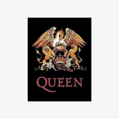The Range Queen Sherpa Fleece Crest Blanket - Multicoloured / Single