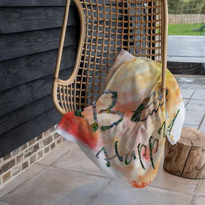The Range Be Happy Blanket - Orange