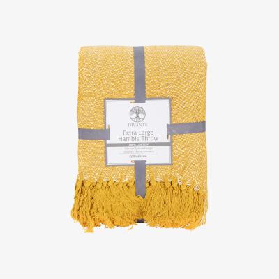The Range Extra Large Hamble Throw - Ochre