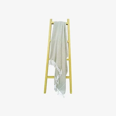 The Range Regal Pure Cotton  Throw - Ochre / 178cm