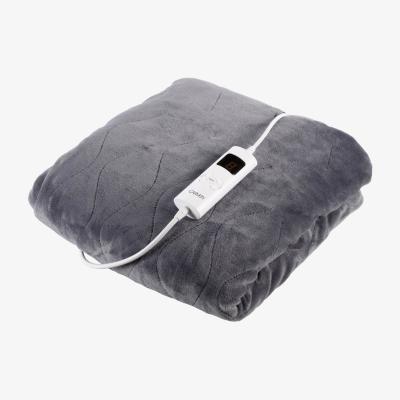 The Range Fleece Electric Over Blanket - Grey
