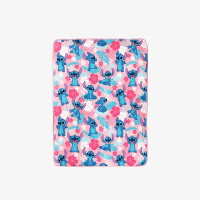 The Range Lilo & Stitch Plush Fleece Blanket - Pink/Blue/Red