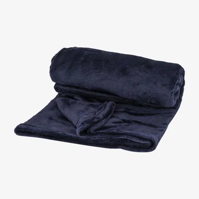 The Range Supersoft Throw - Navy / Extra Large