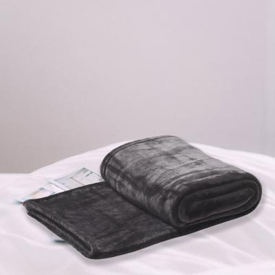 The Range Solid Soft Blankets  - Black