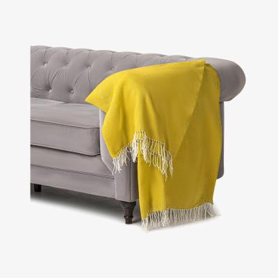 The Range 100 Acrylic Throw - 150cm x 125cm - Lime