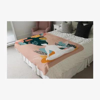 The Range Mindfulness, Meditation and Yoga Woman Designer Blanket - Pink