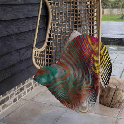 The Range Psychedelic Print Blanket - Red