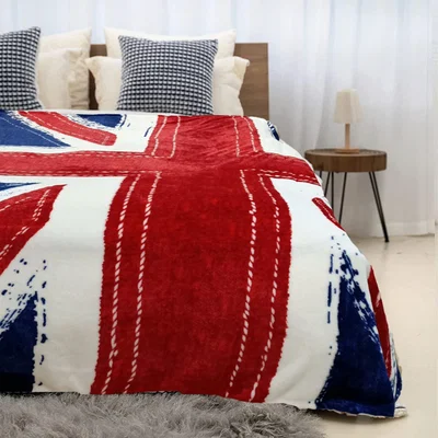 The Range Supersoft Proud Union Jack printed Blanket Throw - Multi