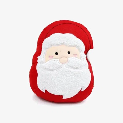 The Range Santa Claus Throw Cushion For Christmas Cheer - Red