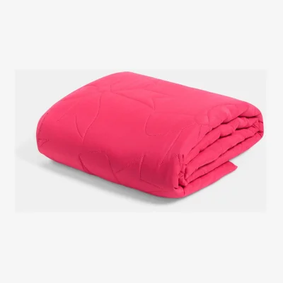 The Range OHS Bow Print Quilted Throw - Hot Pink / 150cm