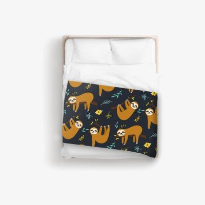 The Range Cute Sloths Blanket - Blue
