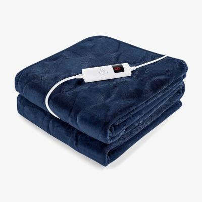 The Range Carmen Fleece Electric Over Blanket - Navy Blue