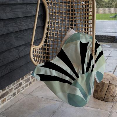 The Range Green Geo Arches Blanket - Green