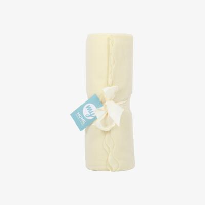 The Range Scallop Trim Throw - Yellow