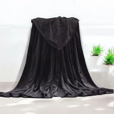 The Range Fleece Mink King Size Blanket - Silver