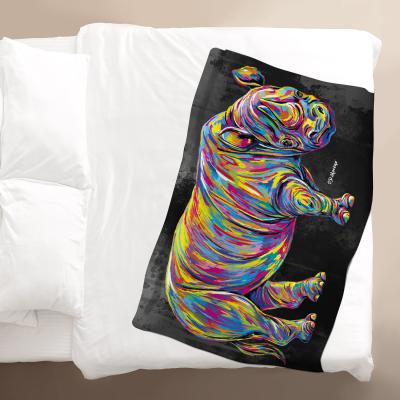 The Range PD Moreno Marsha the Rhino Blanket