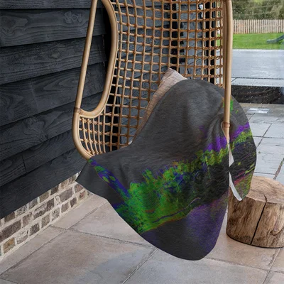 The Range Landscape London With A Difference Blanket - Black