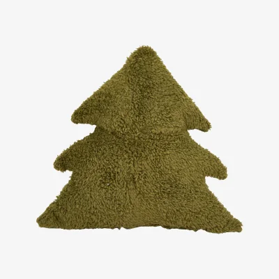 The Range Christmas Tree Cushion and Throw Set - Green