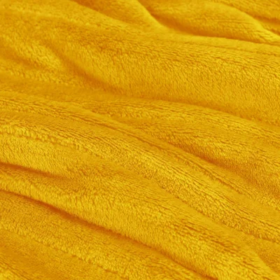 The Range Cosi Home Fleece & Sherpa Electric Heated Throw - Mustard