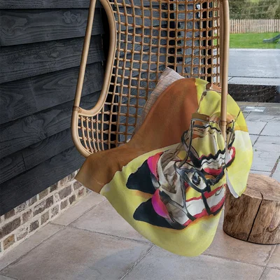 The Range Pionty Shoes Blanket - Yellow