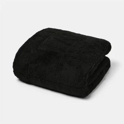 The Range OHS Sensory Teddy Fleece 6kg Weighted Blanket - Black