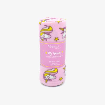 The Range Cute Supersoft Unicorn Blanket Throw - Pink