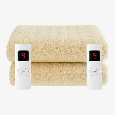 The Range Electric Heated Blanket With 9 Heat Settings - Neutral / Double