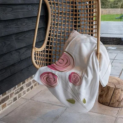 The Range Rose Drawing Blanket - Pink