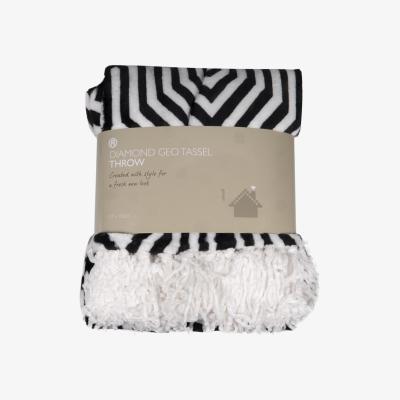 The Range Diamond Geo Tassel Throw