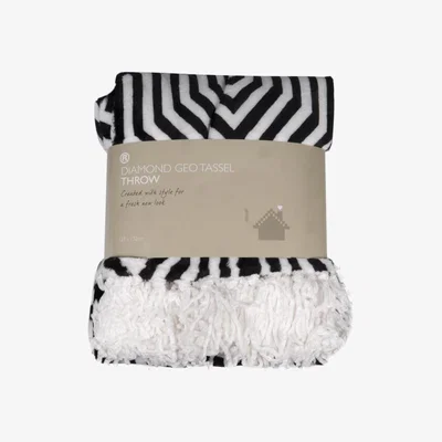 The Range Diamond Geo Tassel Throw