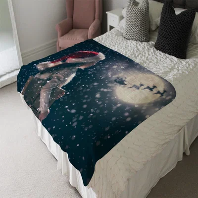 The Range Kids Enjoy The Holiday Soft Blanket - Blue