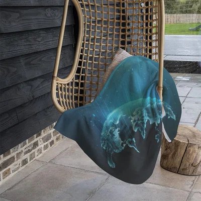 The Range Map Of The Planet Blanket - Blue
