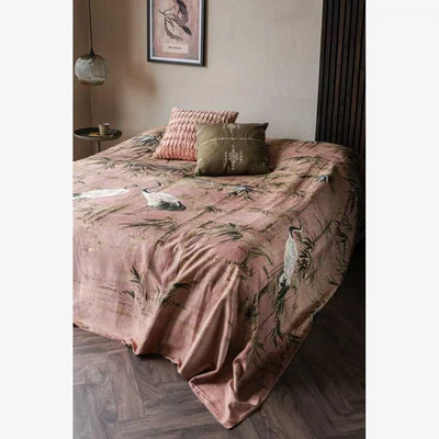 Rockett St George Cedomin Quilt Tapestry Throw In Rose