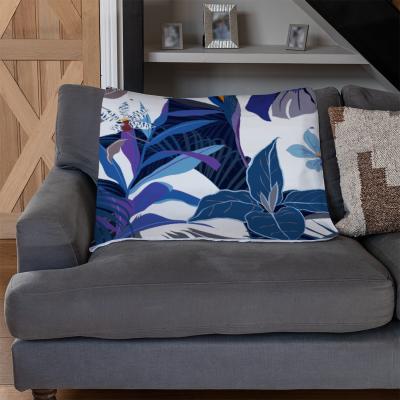 The Range Winter Tropical Blanket - Blue