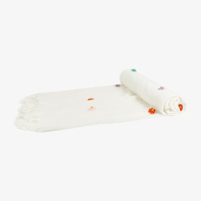 The Range Fleur Throw - Ivory