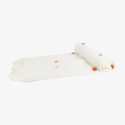 The Range Fleur Throw - Ivory