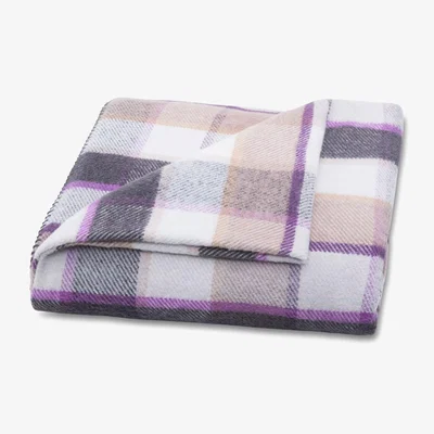 The Range Matris Home Scotch Throw Blanket - Purple Grey