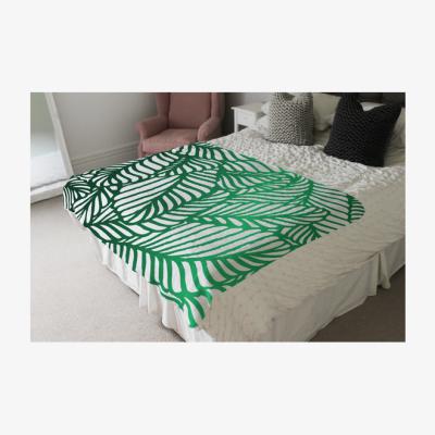 The Range Natural Analogues Texture Designer Blanket - Green