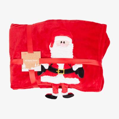 The Range 3D Santa Throw - Red