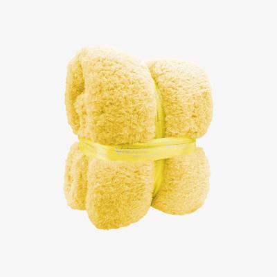 The Range Teddy Soft Snug Thermal Blanket Throw - Yellow