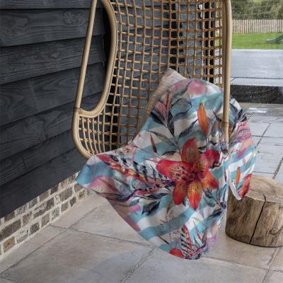 The Range Bouquet Of Watercolor Tiger Lilies Blanket - Red