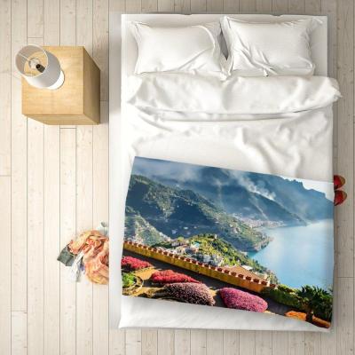 The Range Amalfi Coast, Ravello, Italy Blanket - Blue