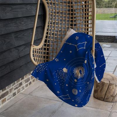 The Range Magic Night Sky Map Blanket - Blue