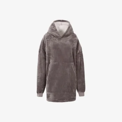 The Range Trespass Unisex Adult Cosiness Oversized Hoodie Blanket - Storm Grey