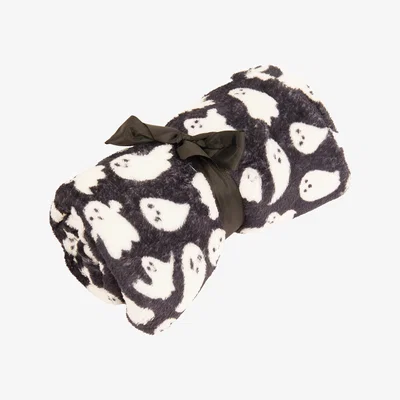 The Range Ghosts Fleece Throw - Black