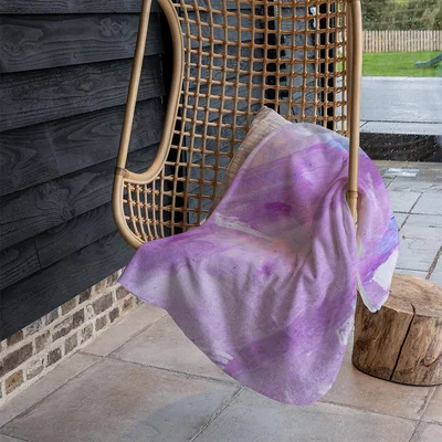 The Range Pink Pony Ride Blanket - Purple