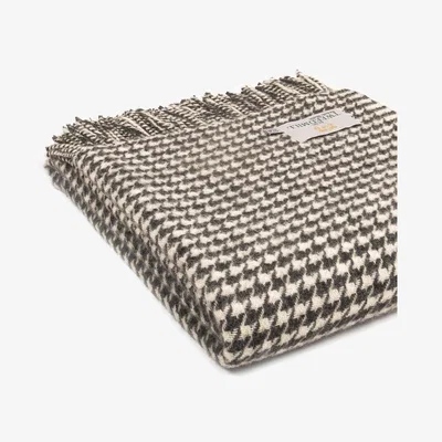 The Range Tweedmill Houndstooth ThrowBlanket - Charcoal