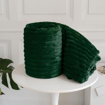 The Range Chunky Cord Blanket Throw - Emerald / 200x240cm